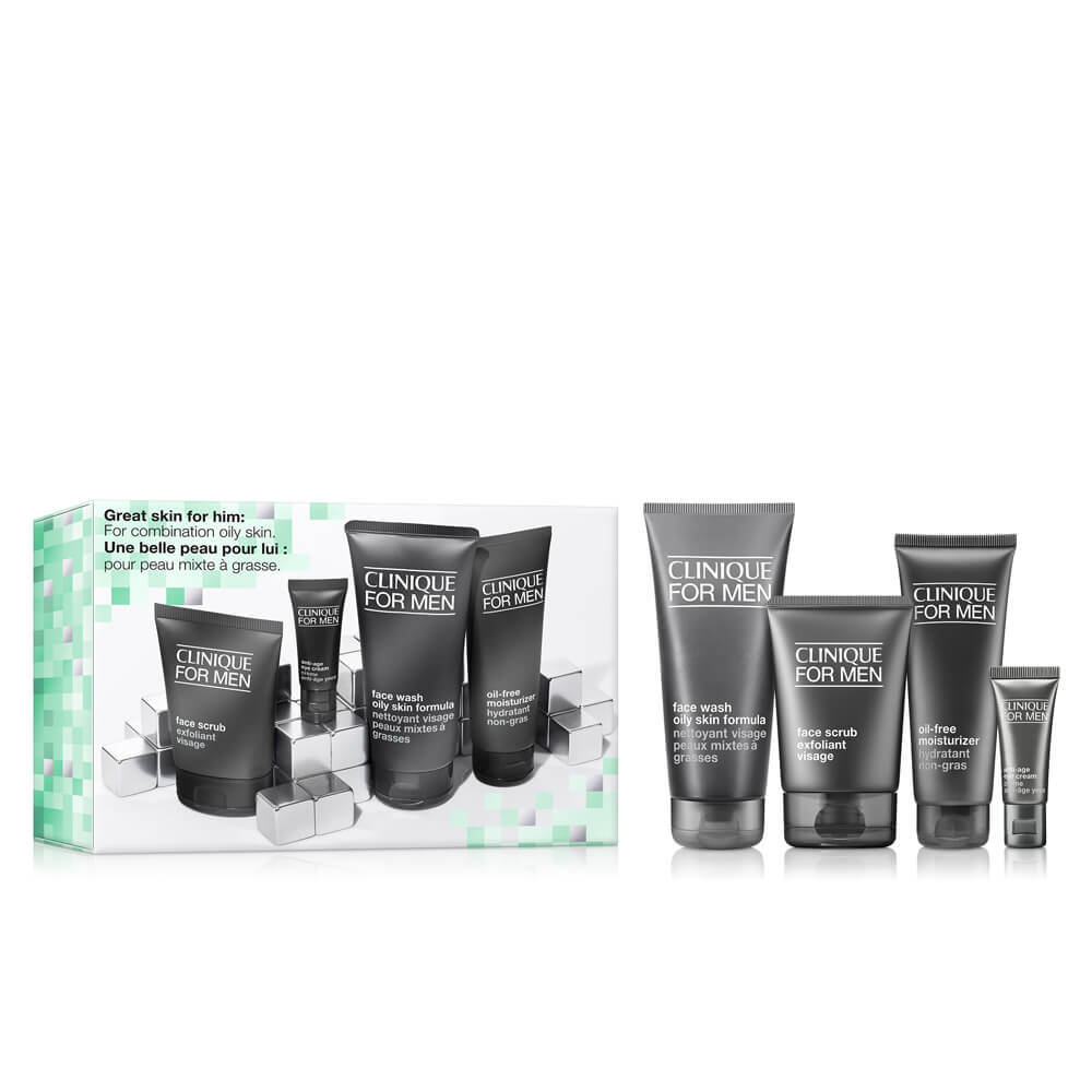 Clinique For Men™ Skincare Gift Set: Oily Skin Types